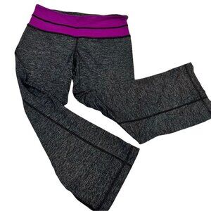 LULULEMON Groove Crop Capri Pants Heathered Grey Size 2